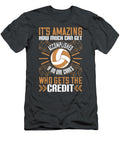 Volleyball Gift Its Amazing How Much Can Get Accomplished Funnygiftscreation T-Shirt