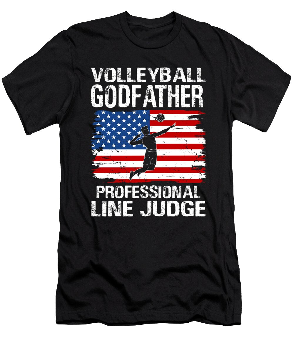 Volleyball Godfather Professional Line Judge Dhbubble T-Shirt