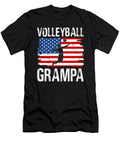 Volleyball Grampa American Flag Dhbubble T-Shirt