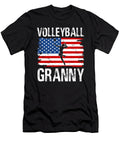 Volleyball Granny American Flag Dhbubble T-Shirt