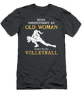 Volleyball Granny Never Underestimate an Old Womans Spike Volleyball Granny T-Shirt