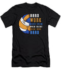 Volleyball Hard Work Beats Beach Volleyball Player Tshirtconcepts Marvin Poppe T-Shirt