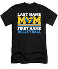 Volleyball Heart Vball Beach Volleyball Mom Crazy Squirrel T-Shirt