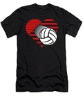 Volleyball Lover American Flag Tinh Tran Le Thanh T-Shirt