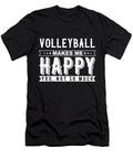 Volleyball Makes Me Happy Grace Collett T-Shirt
