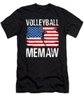 Volleyball Memaw American Flag Dhbubble T-Shirt