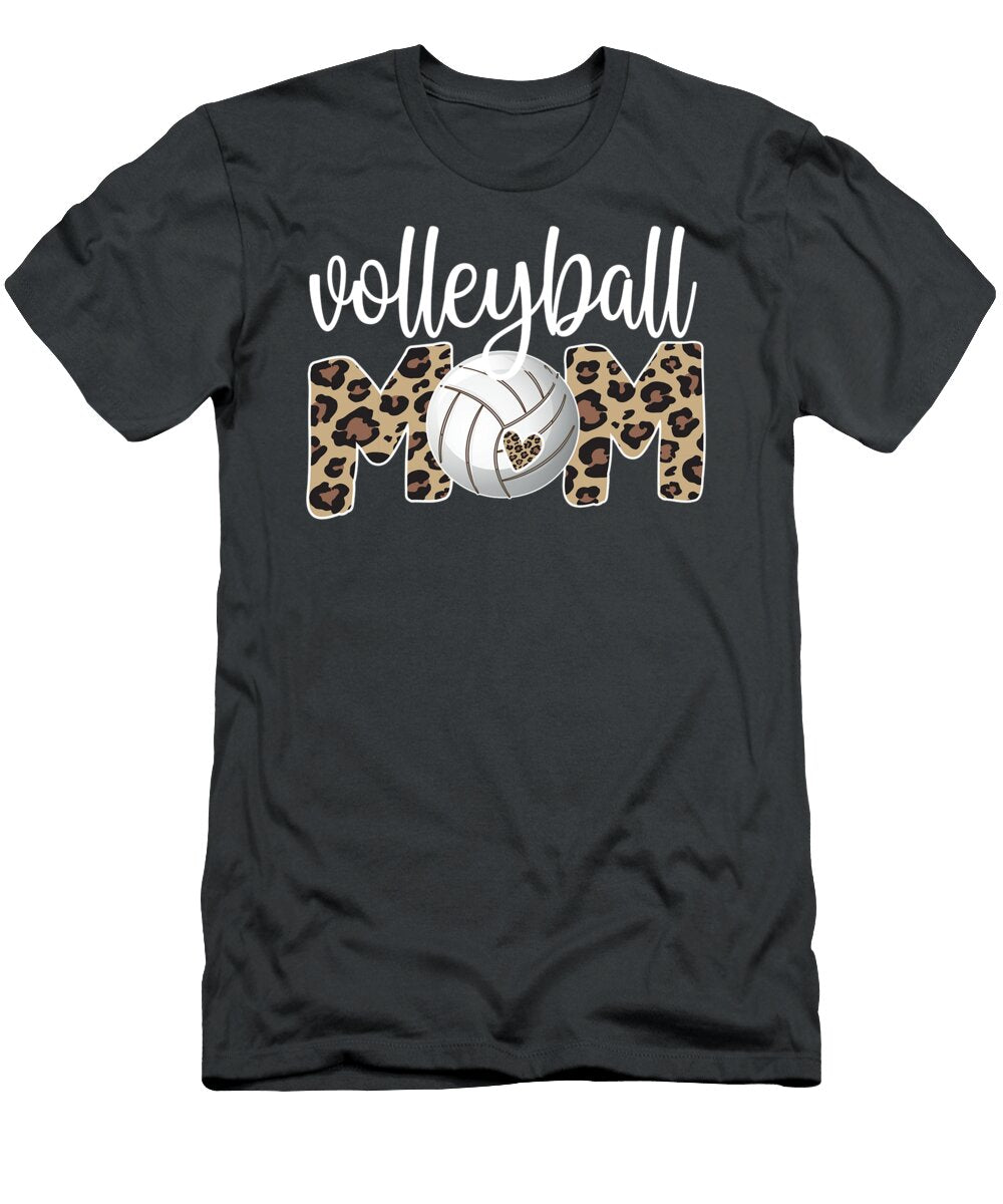 Volleyball Mom Proud Mother of a Volleyball Player Mom Justin Esma T-Shirt