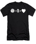 Volleyball Mug of Beer Is Love Athlete Gift Idea Haselshirt T-Shirt