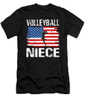 Volleyball Niece American Flag Dhbubble T-Shirt