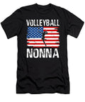 Volleyball Nonna American Flag Dhbubble T-Shirt