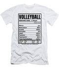 Volleyball Nutrition Facts Me T-Shirt