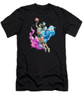 Volleyball Outside Hitter Dynamic Spiker on Geometric Background Dream Stuff T-Shirt