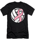 Volleyball Pink Ribbon Breast Cancer Awareness Sport Lover Th T-Shirt