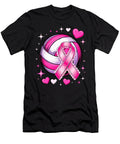 Volleyball Pink Ribbon Pink Out Breast Cancer Maisie Jackson T-Shirt