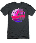 Volleyball Play Like a Girl Pink Purple Great for Teens Egan Alhora T-Shirt