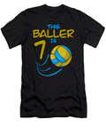 Volleyball Player Baller Is 7 Volleyball Birthday Colorfulsnow T-Shirt