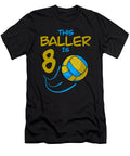 Volleyball Player Baller Is 8 Volleyball Birthday Colorfulsnow T-Shirt