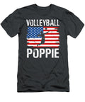 Volleyball Poppie American Flag Dhbubble T-Shirt