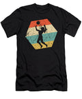 Volleyball Retro Distressed Hexagon Serve Kevin Garbes T-Shirt