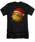 Volleyball Santa Christmas Lights Xmas Girls Men Natalie Lidford T-Shirt