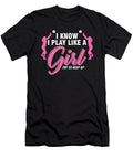 Volleyball Team Ball Game Spiking Action Sports Gift Volleyball I Know I Play Like a Girl Thomas Larch T-Shirt