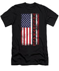 Volleyball Team Ball Game Spiking Action Sports Gift Volleyball USA Flag Thomas Larch T-Shirt