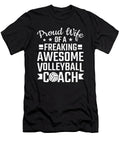 Volleyball Team Proud Wife of a Freaking Volleyball Coach Colorfulsnow T-Shirt