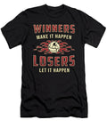 Volleyball Winners Make It Happen Volleyball Ball Tshirtconcepts Marvin Poppe T-Shirt