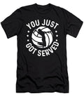Volleyball You Just Got Served Funny Volleyball Eq Designs T-Shirt
