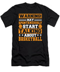 Warning May Start Talking About Basketball Player Colorfulsnow T-Shirt