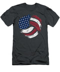 Wash and Worn Fx USA Volleyball Flag Ball Red White and Blue Reis Debora T-Shirt