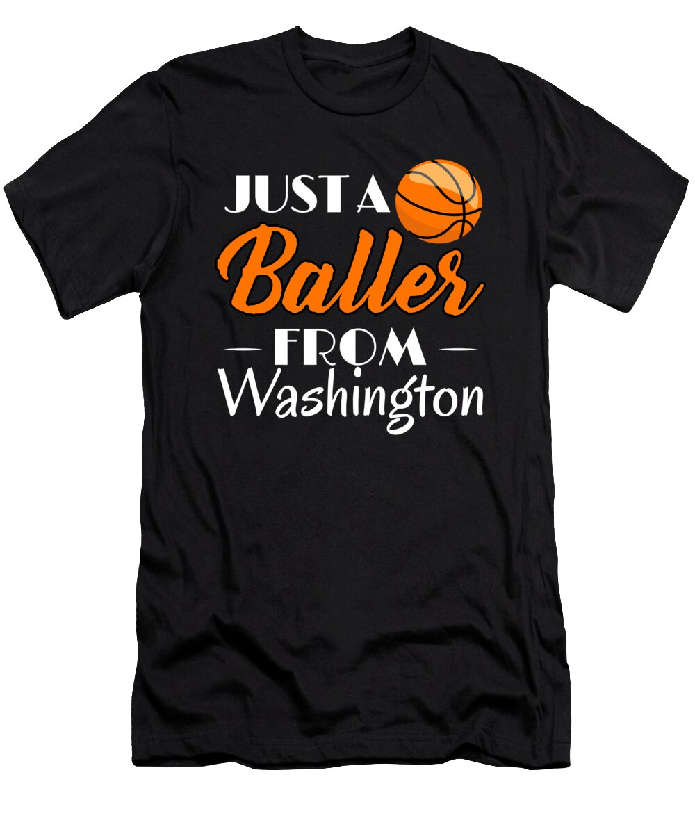 Washingtonjust a Baller Basketball Kaylin Watchorn T-Shirt