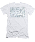 White Cricket Sports Ball Array Allan Swart T-Shirt