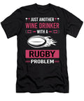 Wine Drinker Rugby Petrona Romero T-Shirt
