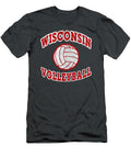 Wisconsin Volleyball Classic Style Vintage Distressed Jayjay Lyle T-Shirt