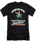 Wrestler Couple Wrestle Wrestling Crazy Squirrel T-Shirt