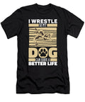 Wrestling Dog Wrestle Wrestler Crazy Squirrel T-Shirt