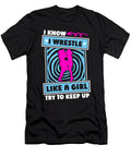 Wrestling Girl Wrestle Wrestler Crazy Squirrel T-Shirt