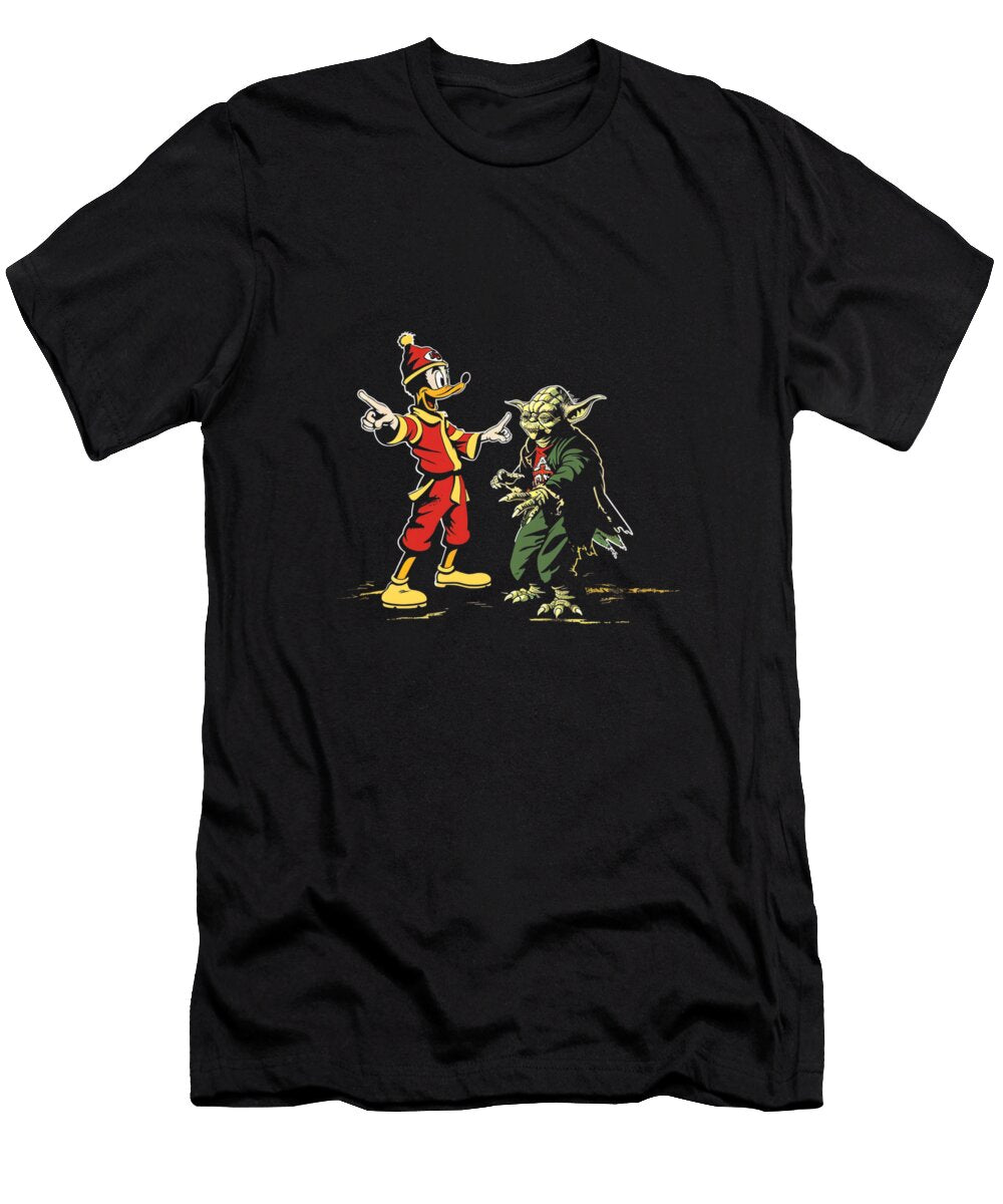 Yoda Vs Chiefs Faceoff Cecils Willis T-Shirt